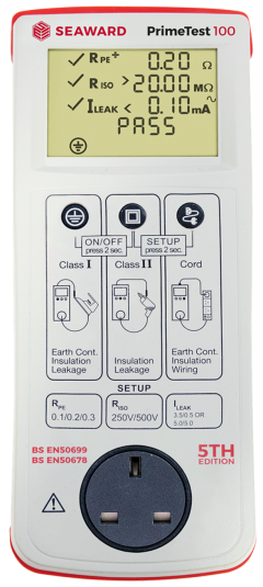 Seaward PrimeTest ISSWWW PT100 PAT Kit 344A940