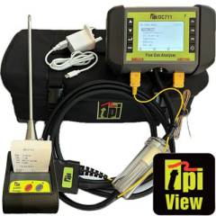 TPI DC711-VKIT Flue Gas Analyser Kit with TPI View and Printer